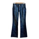 Hudson Y2K  Jeans Size 27 Back Flap Pockets Flare Jeans 32 Inch Inseam Photo 2