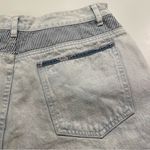 L.A. Blues  Women’s Denim Blue Jean Shorts Size 14 W-30” Light Wash High Rise Mom Photo 5