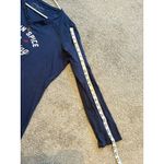 Life is Good Pumpkin Spice Long Sleeve Crusher Tee Navy Blue T-shirt Sz XL Women Photo 4