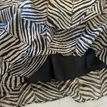 Jones New York VTG 100% Silk Zebra Print Sleeveless Dress Size 4 Made in Korea Photo 6