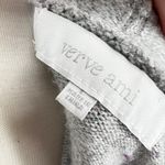 Verve Ami  Striped Open Front Cardigan Gray Light Gray Size Large Photo 9