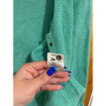 Anthropologie HWR 100% Cashmere Bow Cardigan Sweater Mint Green M Soft Luxury Feminine Preppy Photo 5