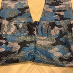 Terez  Cropped Denim-like Camouflage Capri Leggings Photo 2