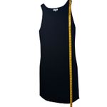 525 Ribbed Tank Midi Dress Large Black‎ Bodycon Casual Everyday Minimalist Chic Black Photo 6