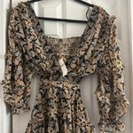 Anthropologie NWT By  V-Neck Ruffle Cutout Dress size small Photo 4