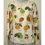 Anthropologie Back When by  Fruit Medley Multicolor Sweatshirt Size S Small EUC!! Photo 1
