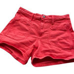 Universal Threads Universal Thread Womens Shorts Size 4 27" Orange Red Cotton Blend Photo 0
