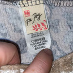 7th Ray Floral Long Sleeve Top with Velvet Sleeves Photo 2