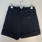 Marc by Marc Jacobs  NWT Virgin Wool Trouser Pleated Utility Shorts Black Size XS Photo 4