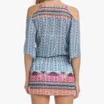 BECCA by Rebecca virtue  Women's Chiffon Bora Bora Tunic Swimsuit Coverup sz XS Photo 3