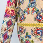 Johnny Was NWOT  Floral Hoodie Sweatshirt Boho Long Sleeves Multicolor Sz S Photo 9