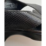 Dansko Vintage  Womens Black Lizard Leather Women’s Sz 5.5 Sling Back Sandals Photo 7