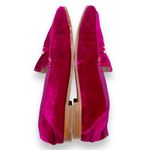 Sam Edelman Lior Magenta Hot Pink Crushed Velvet Horsebit Loafer Shoes Size 8.5 Photo 11