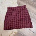 American Eagle  Pink Plaid Mini Skirt  Photo 0