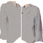 Arden B Gray 1/2 Sleeve Cowl Neck Sweater Size M Photo 2