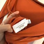 Elegant Orange Long Sleeve Dress Size 6 Photo 7