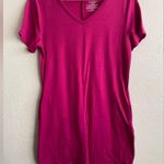 💥Time and Tru Vibrant Pink Casual T Photo 1