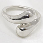 Silver Water Drop Ring Size 6 Photo 0