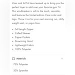 ACTA NWT Vizer Windbreaker in Coral Size Medium Photo 6