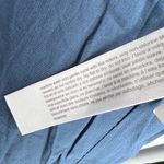 Eloquii  Blazer Navy Linen Blend One Button Closure Notch Lapel Womens 16 New Photo 5