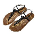 Sam Edelman  Gwyneth Leather T Strap Studded Sandals Photo 1