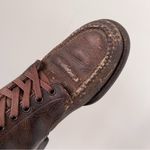 American Vintage vintage • 1930s G.H. Bass aviator boots lace up knee high brown leather antique Photo 12