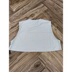 Alphalete  Women's Heavy Cotton Cropped Cut Off - Lotus Blue , Size XXXL Photo 6