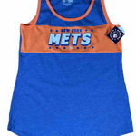 New York Mets Tank‎ Top Shirt Womens Size M Campus Lifestyle MLB Blue Size M Photo 0