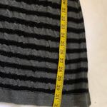 Pink Rose 2000s Gothic Emo Punk Whimsygoth Grey black striped sweater dress long sleeve-S Measurement in pics Photo 6