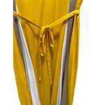 Jessica London Striped Maxi Dress Yellow Size 20W Minimalist Summer Coastal Boho Photo 8