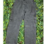 Fashionova Black High Rise Wide Leg Cargo Jeans Size 13 Photo 1
