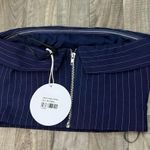 Princess Polly  navy pinstriped Sebastian tube top Photo 5
