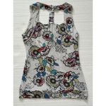 American Rag  Cie Womens Large Babydoll Y2K Sleeveless Multiprint‎ Artsy Photo 3