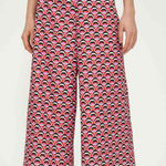 Cider Jazz It Up Printed Trousers with a purple and pink geometric pattern never worn Photo 0