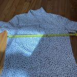 ALC Frank A.L.C.‎ White Dalmation Polka Dot Print Silk Blouse Size 2 Photo 7