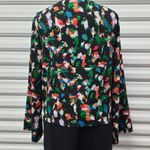 Open Edit  Top Women's Extra Large XL Long Sleeve Tie Front Blouse Photo 4