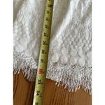 Solitaire  White Lace Crochet Boho Dress Lined Modest BeacDemure Classy Size Smal Photo 11