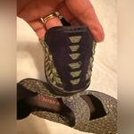 Bernie Mev Women’s Criss Cross Metallic Mary Jane Wedges Shoes Gold Size 38 Photo 11