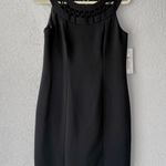 Evan Picone Black Dress, 8P, New with Tags, Fitted Petite Knee Length Dress, NWT Photo 0
