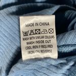 Area Stars New Ribbed Knit Flare Leg Full Length Pull On Pants Blue Size Small Photo 16