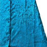 Victoria's Secret Victoria’s Secret Vintage Gold Label Teal Silky Satin Button Up Lingerie Dress Photo 1