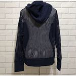 Lorna Jane EUC  Movement mesh hoodie blue size medium Photo 4