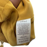 Aritzia  Wilfred Cammy Mini Dress Cairo Gold Yellow‎ Tie Sleeve Size Medium Photo 11