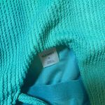 Old Navy  Green Textured One Shoulder Swimsuit -‎ Size M Photo 2