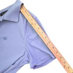 G/FORE Womens Tech Nylon Ribbed Golf Polo Size M Blue Performance Activewear Blue Size M Photo 7