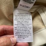 Good American Resort Faux Leather Short Sleeve Button-Up Shirt Bone Women’s 2X Photo 10