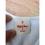 Mossimo Top Tie Waist Button Up Women's White Size L Size L Photo 3