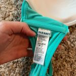 Old Navy teal bikini top  size medium Photo 3