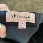 Philosophy Black asymmetrical miniskirt Photo 4