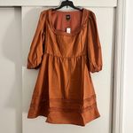 Gap NWT Puff Sleeve Ruffle Mini Dress Photo 1